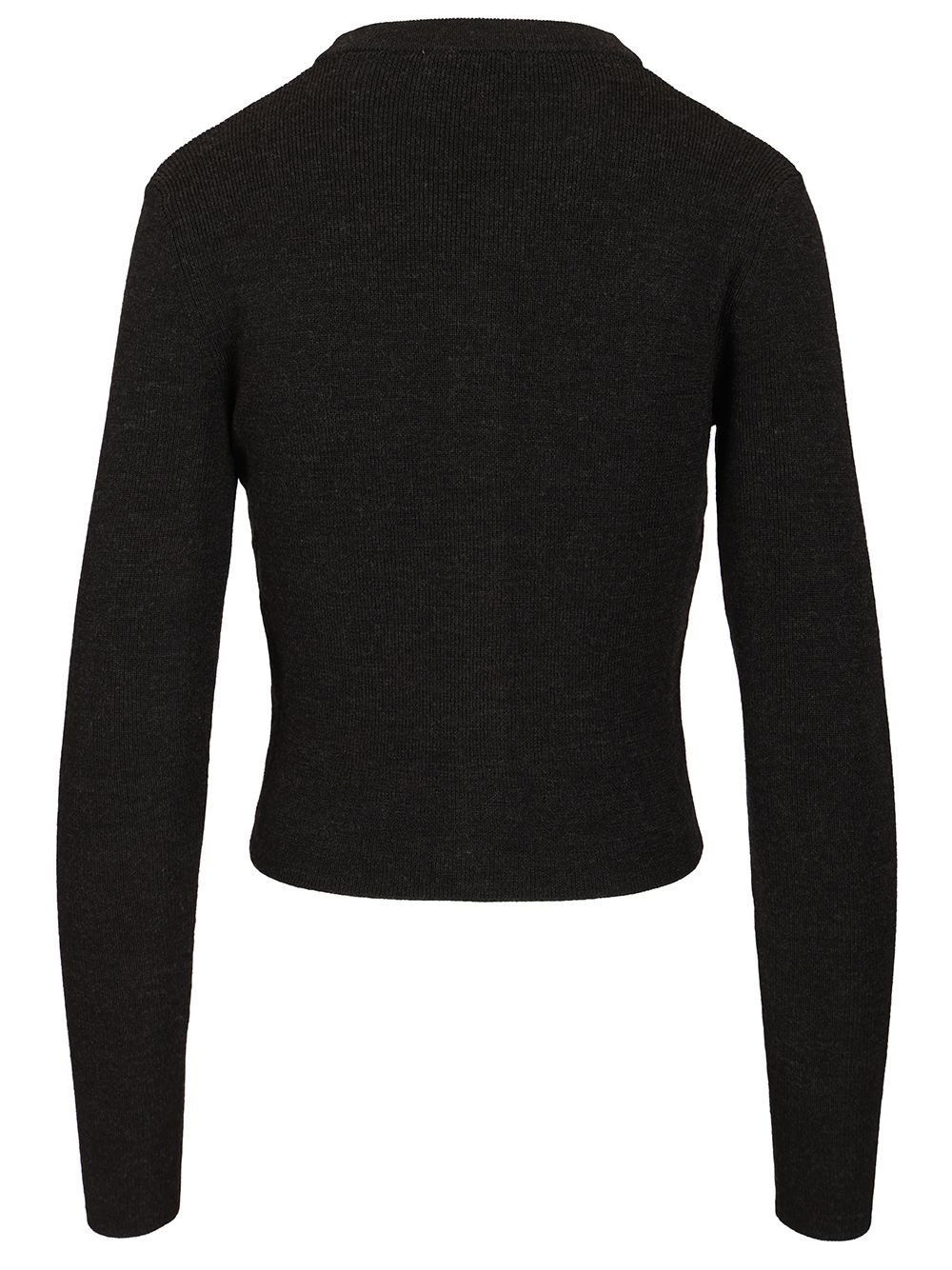 Ganni Mini Cardigan Knitwear - Grey | 5efe9e3acb46f99ca7a65e675874bfd6bd6cf0c1