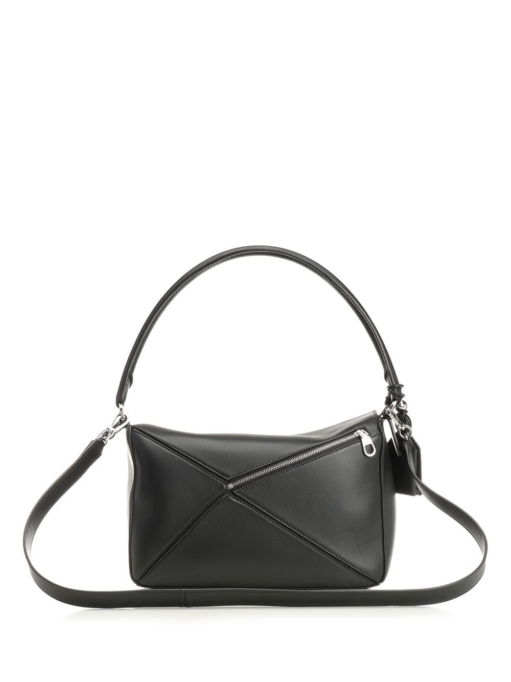 Loewe Puzzle Featherlight Shoulder Bags - Nero | 253eafce47a2d14831650b163c0aee8ef90ad37a