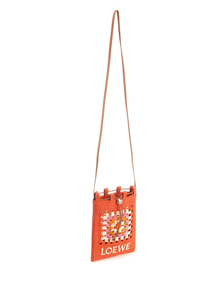 Loewe Drawstring Pocket Crossbody Bags - Arancione | 3890bcac26a37bd48cfcf1ca987df223fad19df8
