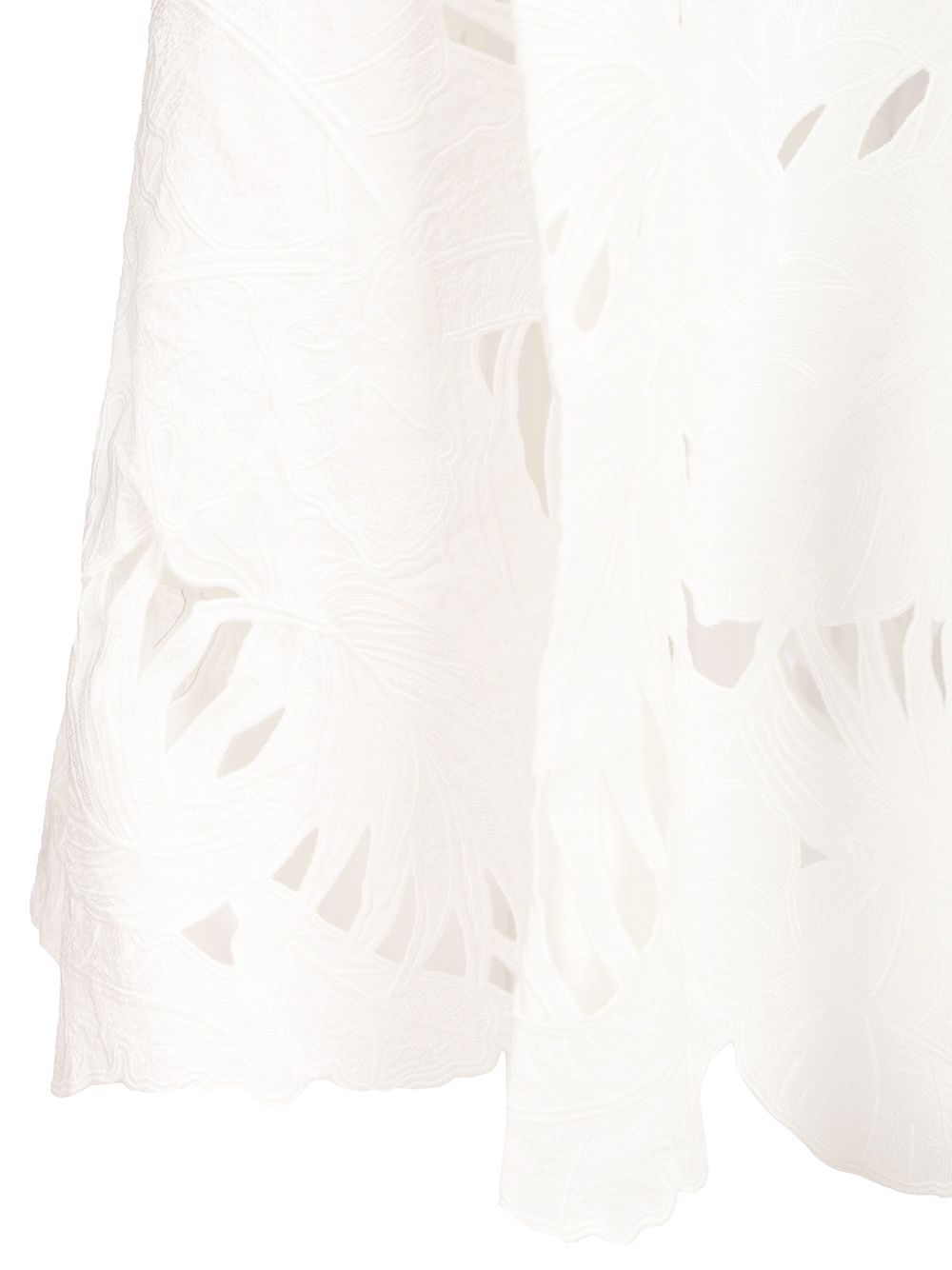 Zimmermann Mahon Embroidered Midi Skirt Gonne - Bianco | 98f155ddbaee31badf29195107b0be7f64f8adb0