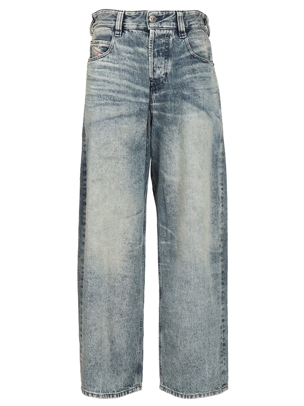 Diesel 1997 D-Enim Medium Waist Relaxed Jeans - Blu | 9d5c68395c078e71d61ba8584e1abec8f7048fbe