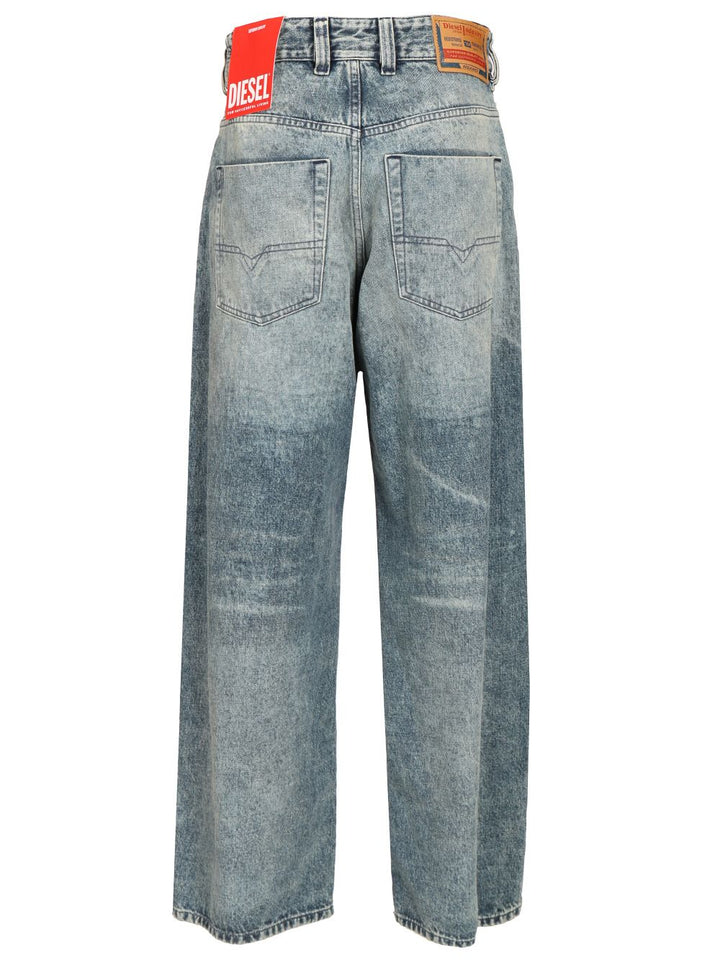 Diesel 1997 D-Enim Medium Waist Relaxed Jeans - Blu | e0f136c48c9806a901aa7abe37520fe442af2779