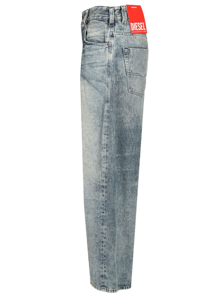 Diesel 1997 D-Enim Medium Waist Relaxed Jeans - Blu | 6009980bfd46f6785c624b2e3ac276f2bd243ccf