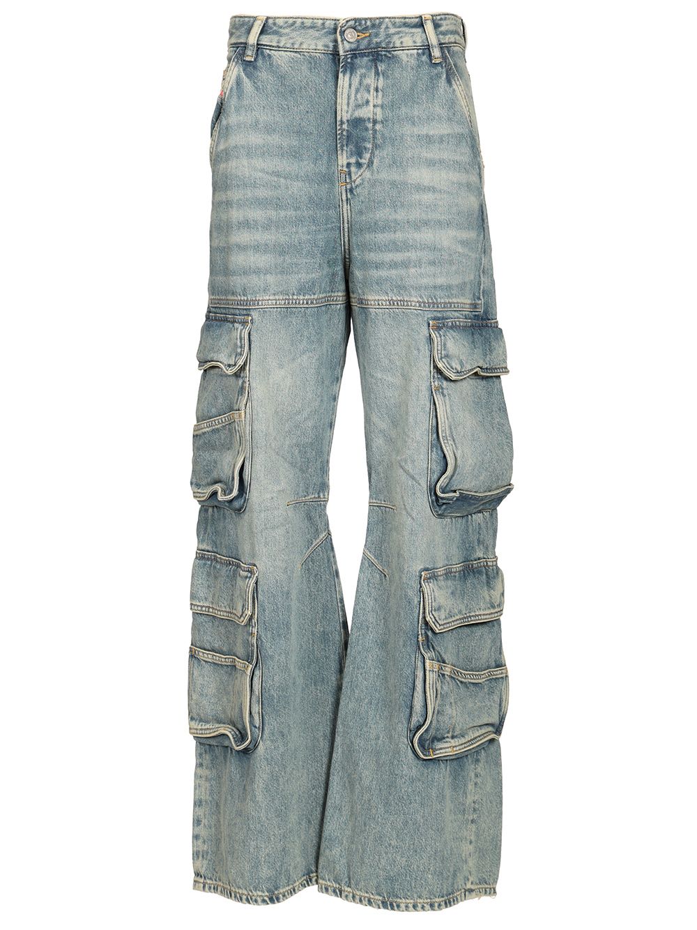 Diesel Relaxed Low Waist  1996 D-Sire Jeans - Blu | 815924af1b54b4968258060a85b60096f1e4d451