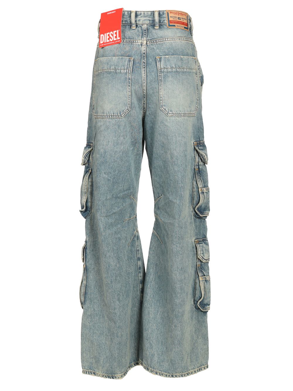 Diesel Relaxed Low Waist  1996 D-Sire Jeans - Blu | 1fb658bf1f50e03d486964d5c6a92a7cd1f522c2