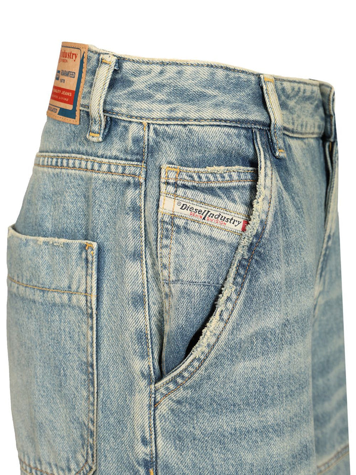 Diesel Relaxed Low Waist  1996 D-Sire Jeans - Blu | 7e23c01995d47c4ca24ed84bc039630efd2c53f4