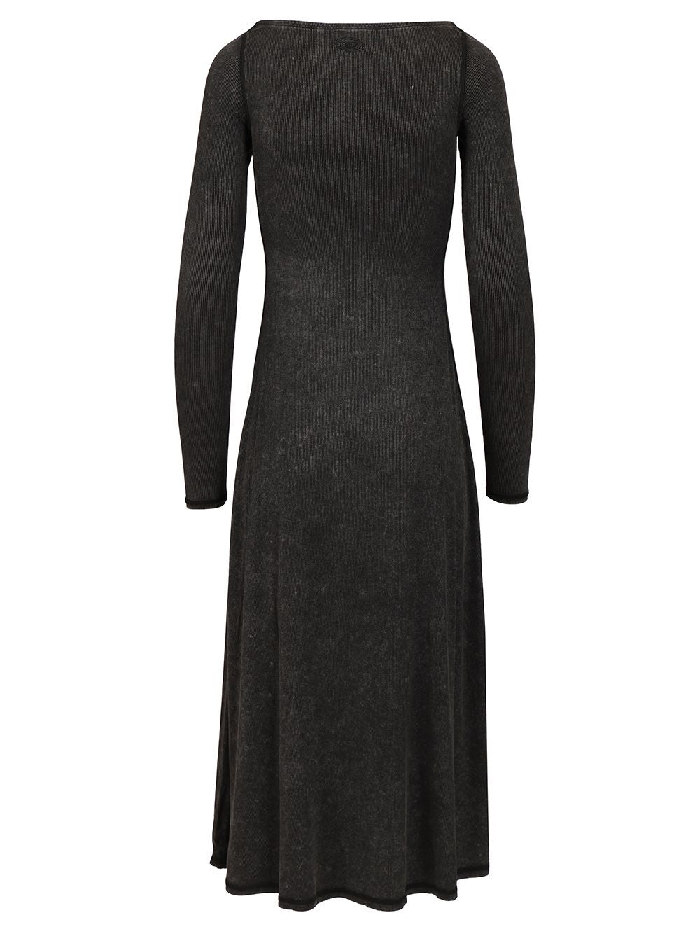 Diesel Shaded Ribbed Jersey Midi Dress Abiti - Nero | 5aab26cbb083b9c4628ce24c69636281c34c2997