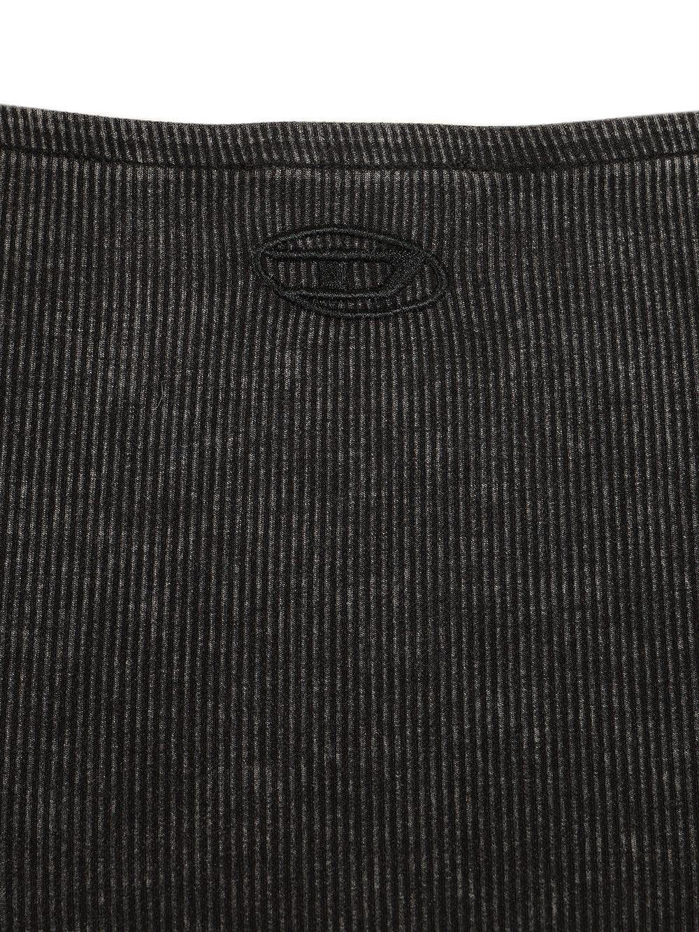 Diesel Shaded Ribbed Jersey Midi Dress Abiti - Nero | 57e72537c87f0989388a38d46af2490a1f6ab399