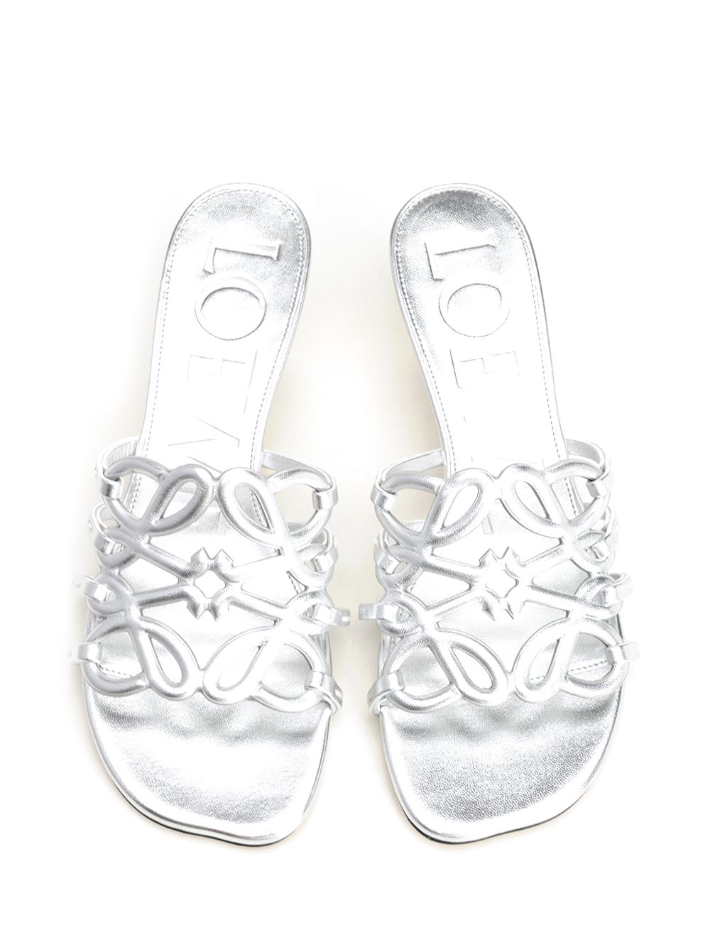 Loewe Petal Sandali - Silver | d17bf2b9582c2f13696104704d1a643511449466
