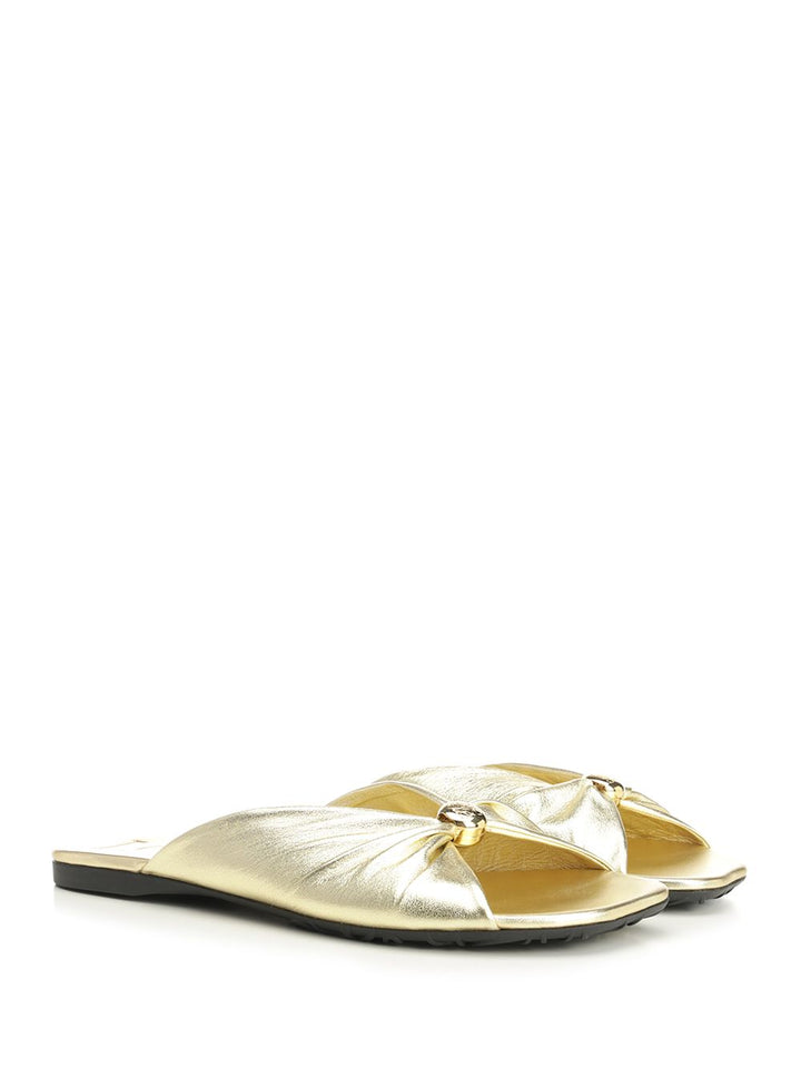 Loewe Pebble Slide Sandali - Oro | 459a78911bb96cc15e1f03a35b7615f55f5252f2