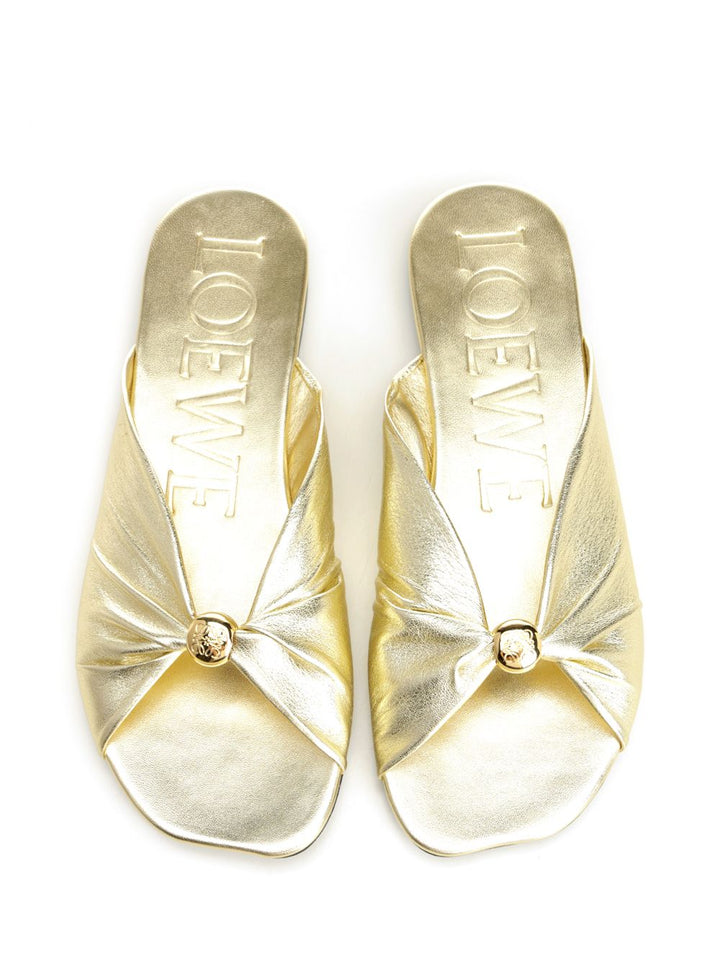 Loewe Pebble Slide Sandali - Oro | 7ac6a11092ecc9f8b4271ce249e9287151245dc4