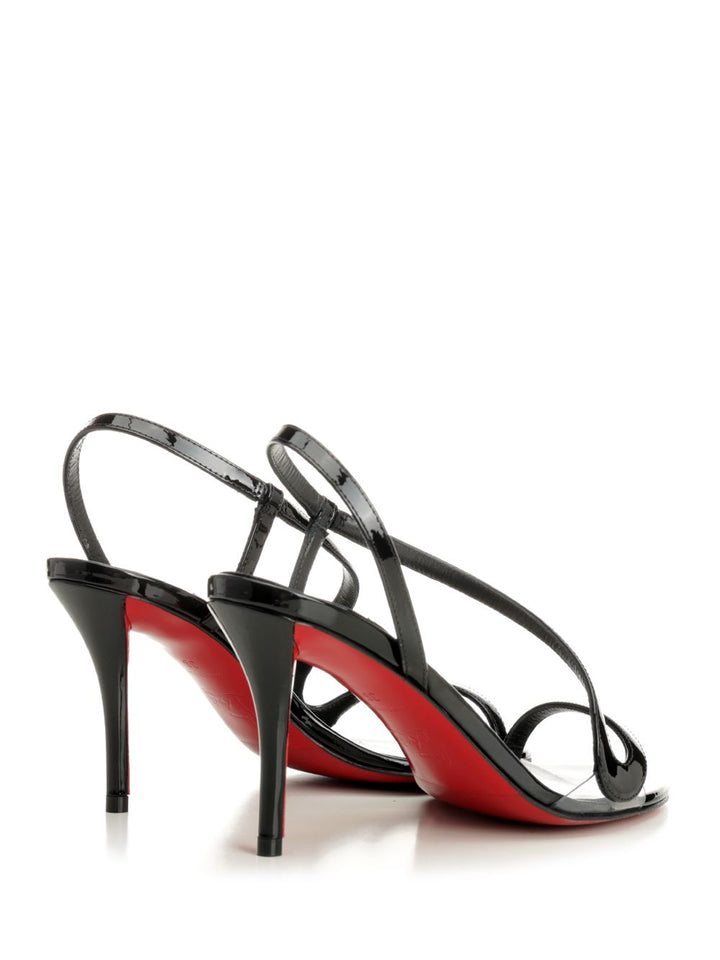 Christian Louboutin Rosa Z 80 Sandal Sandali - Nero | 2422f9c8d37a24952b609f0fca4927ed3d3fca17