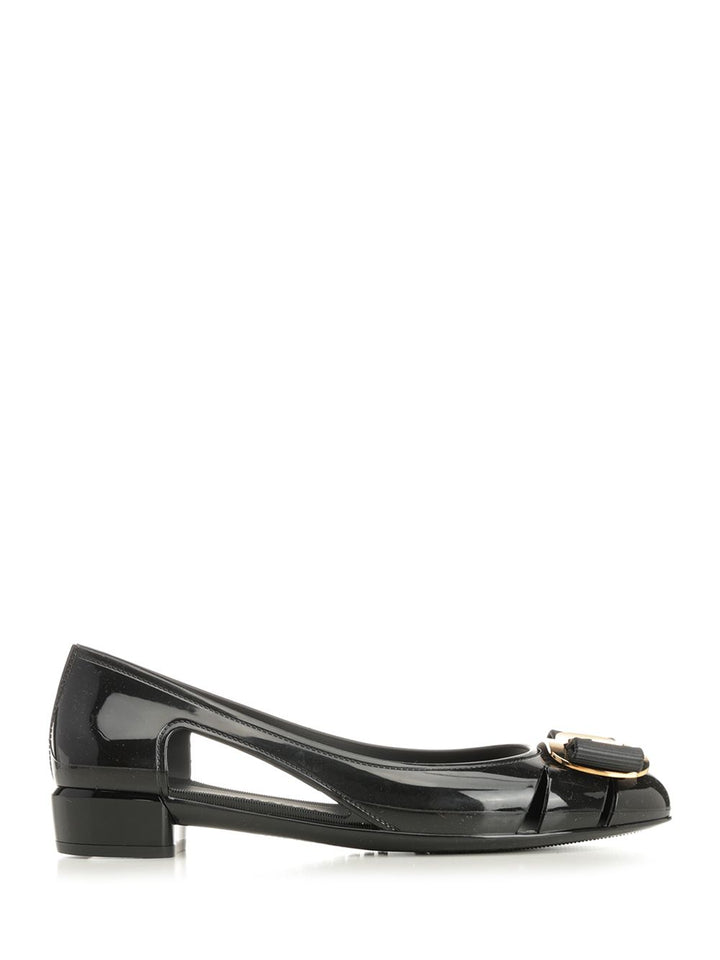 Ferragamo New Ballerina Vara Scarpe basse - Nero | d773d6795f711b816bc36811f69bb788d98ddef2