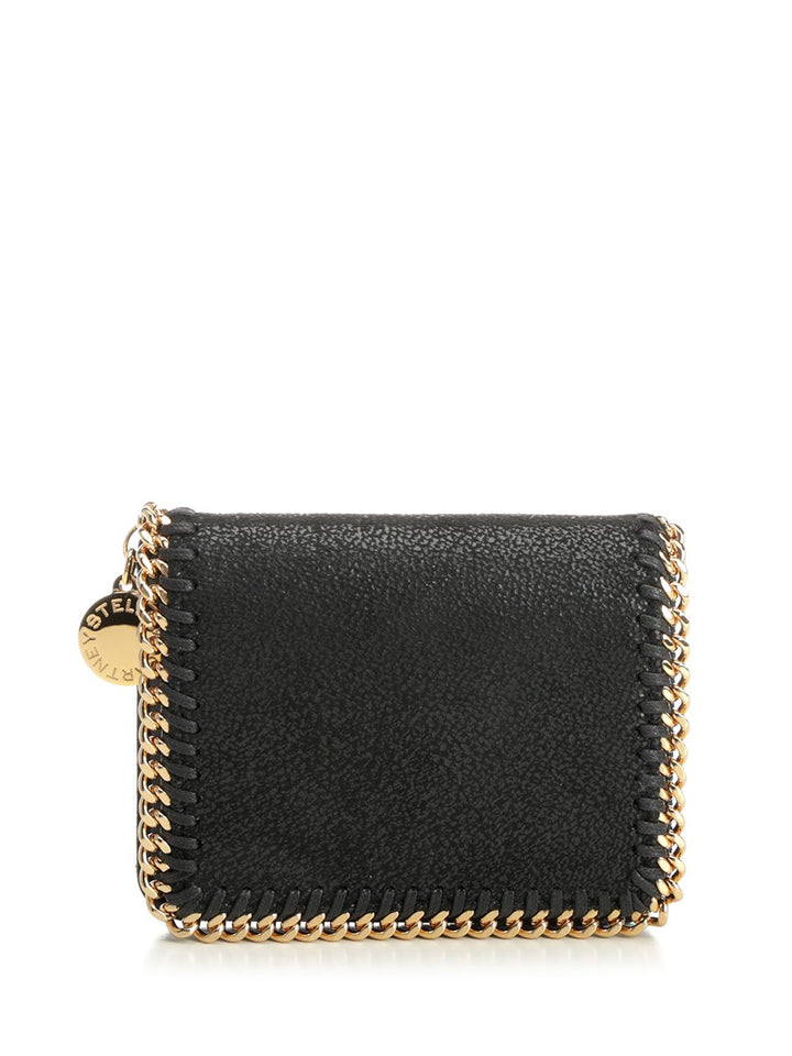 Stella Mccartney Falabella Bi-Fold Wallet Wallets - Nero | 4960cad07faa2decca9347ab9e44992f4a0b9476