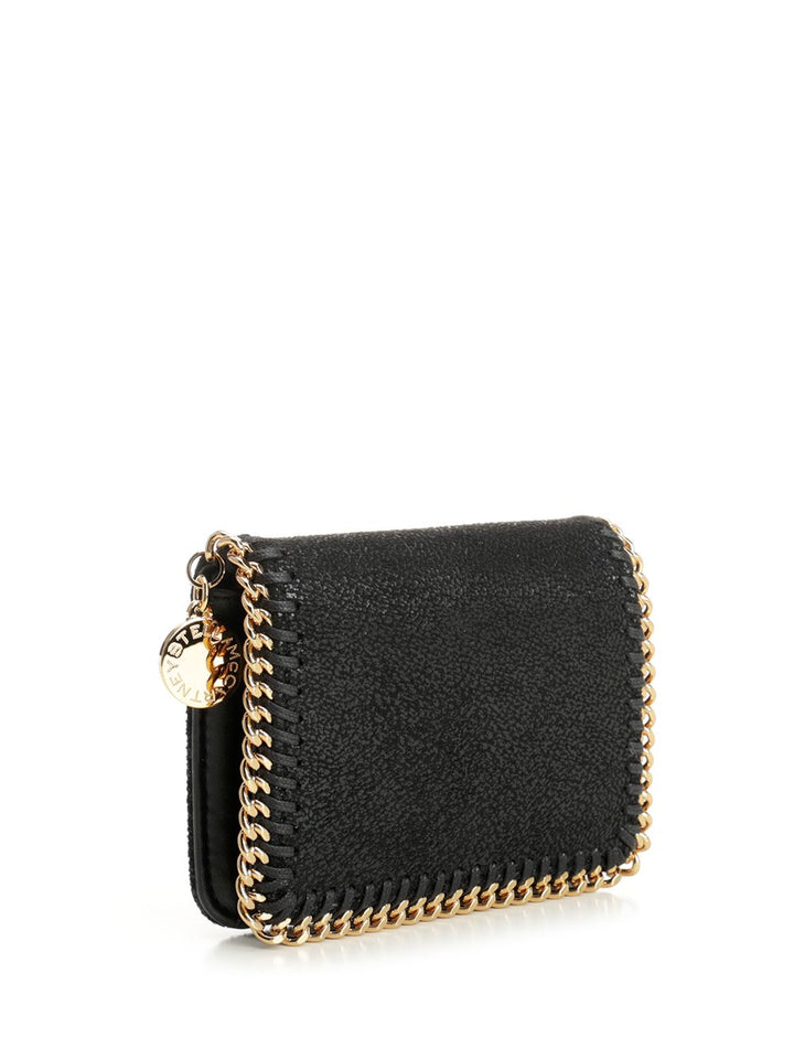 Stella Mccartney Falabella Bi-Fold Wallet Wallets - Nero | 508e957c56a79863e7abce4ae48c4b476f204943