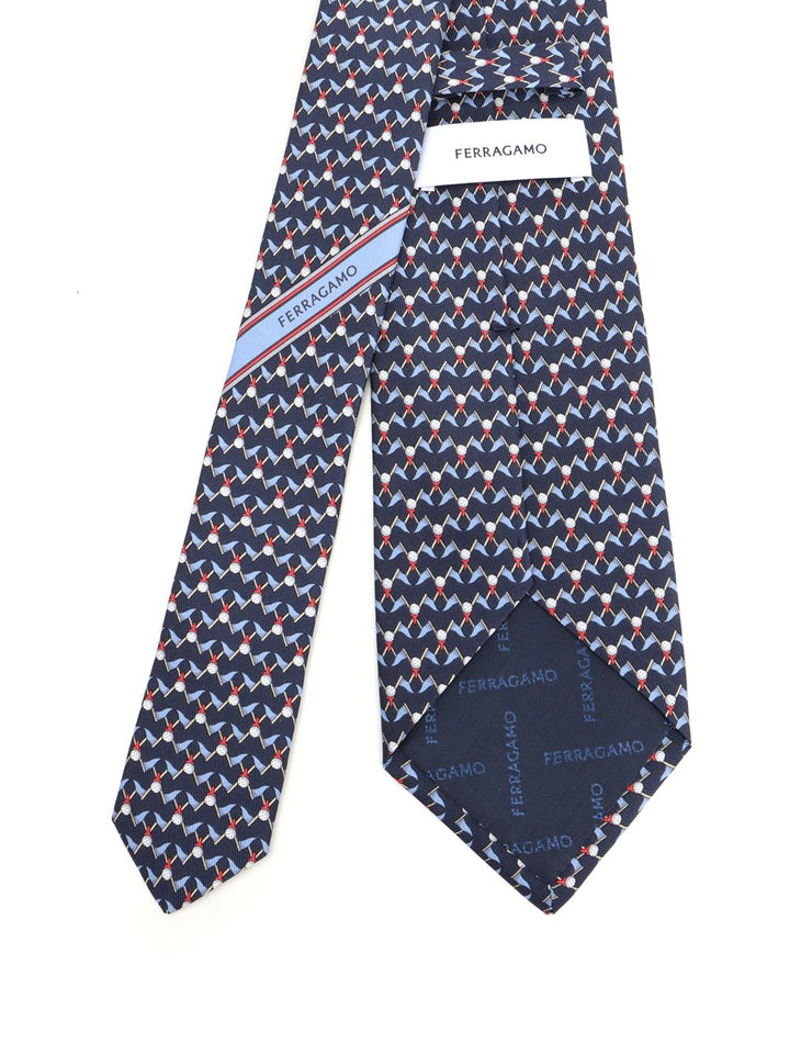 Ferragamo Club Tie Ties And Bow Ties - Blu | b4094031f7c3590e9b793aa74af2b0d896924bc5