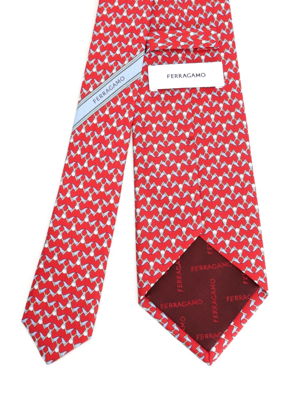 Ferragamo Club Ties And Bow Ties - Rosso | f37d0d77b67fb55e40be9cef14eed9bb6489095b