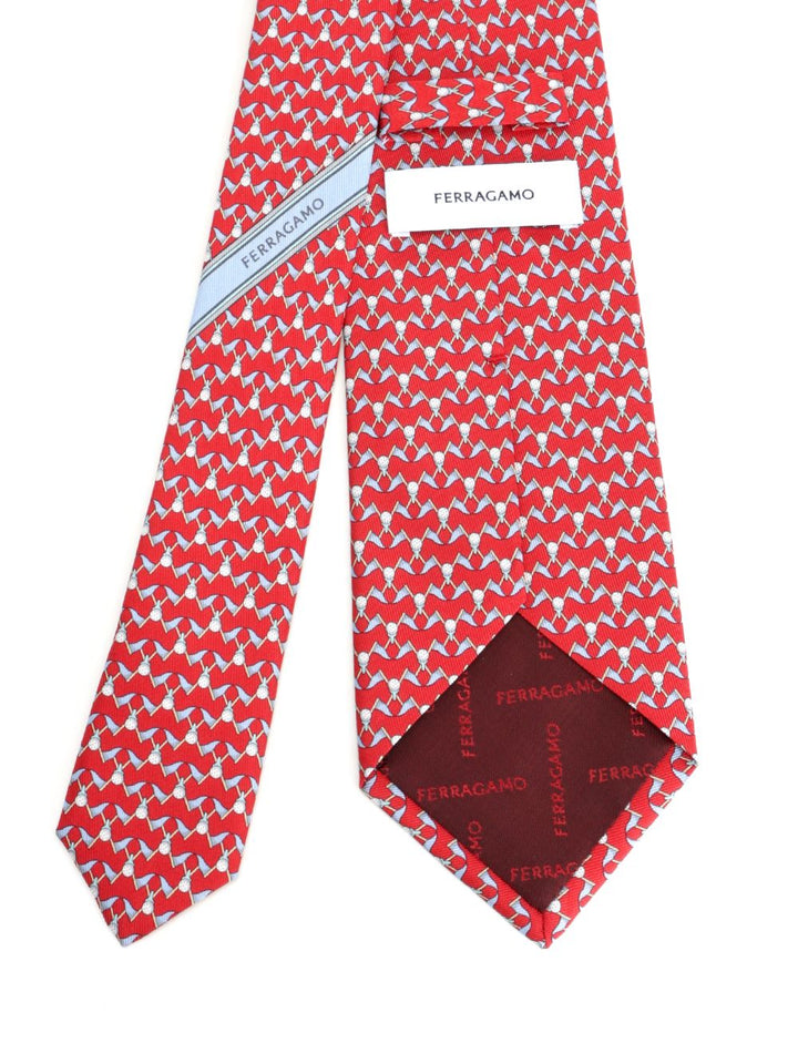 Ferragamo Club Ties And Bow Ties - Rosso | f37d0d77b67fb55e40be9cef14eed9bb6489095b