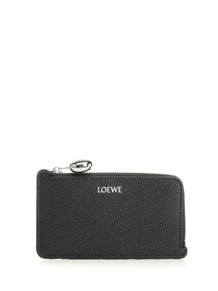Loewe Pebble Square Card Holder Wallets - Nero | e47298e2a0da768e92e4e08ee4b8308c415f8e24