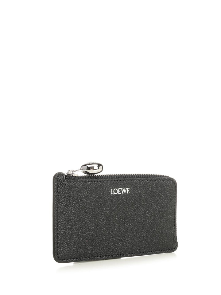 Loewe Pebble Coin Cardholder Wallets - Nero | 34011a523fb63e19ead6cb57b5fce2ffe62af50a