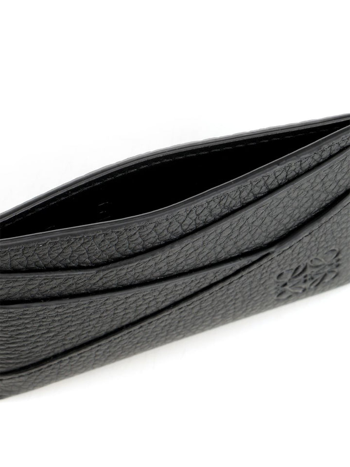 Loewe Puzzle Edge Plain Cardholder Wallets - Nero | f9b4ddbcc7fed2e29f5db975edec8a633af89101
