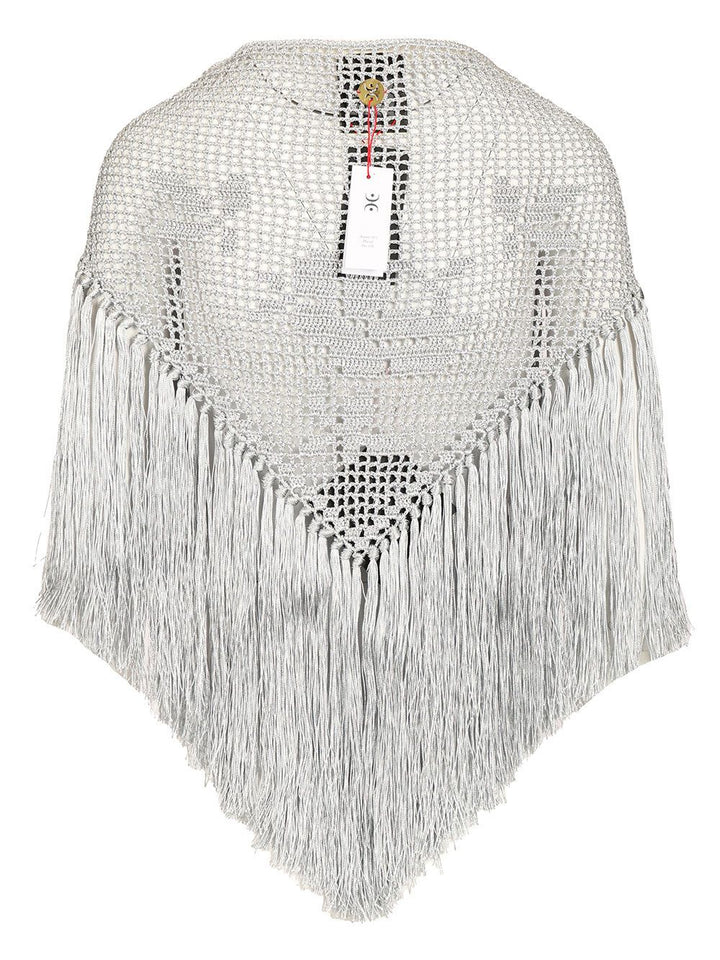 Chiarais Scialle Rosa Piccolo Scarves And Foulards - Silver | f25e7dd21bb7bb05bc78aac274f85bf98ad0311a