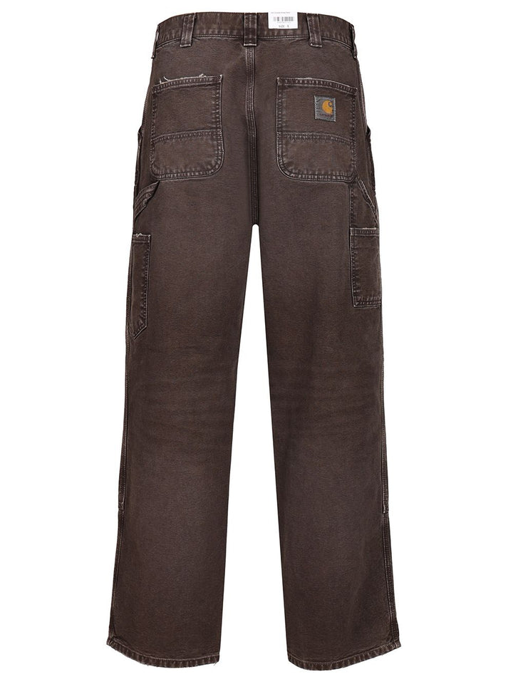 Carhartt Wip Double Knee Pants Trousers - Marrone | fa0173a525fc62621cfd8e0368cdc66b1531dc13