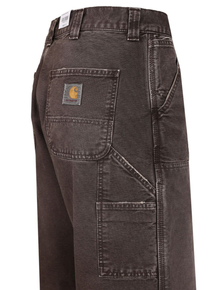 Carhartt Wip Double Knee Pants Trousers - Marrone | 29ad5a53d1b287af922c762ce257a598dc3f9157