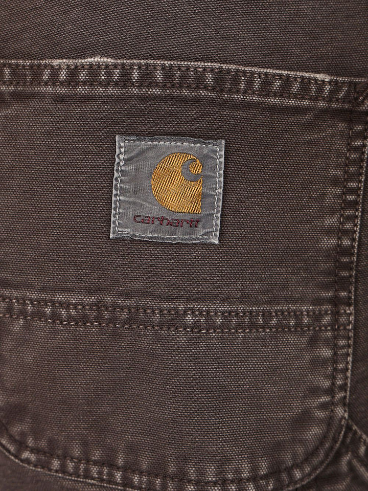 Carhartt Wip Double Knee Pants Trousers - Marrone | 107db1bcafe82bb17517f284a70b228e1acc6164