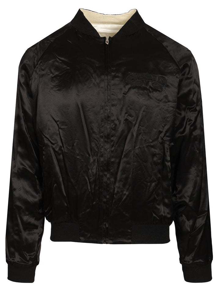 Diesel Reversible Satin Bomber Jacket Giacche - Nero | d807e87d9928ba917cd031f9cd8774b2f122d98b