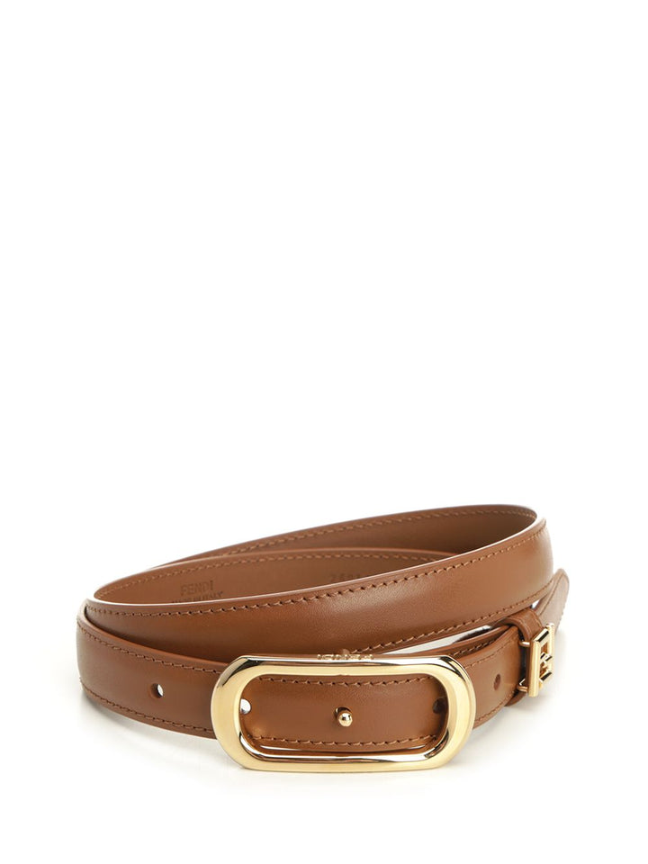 Fendi Ff Belt Cinture - Marrone | ab114de0e67b96387ed74cf18fb366719128b7c7