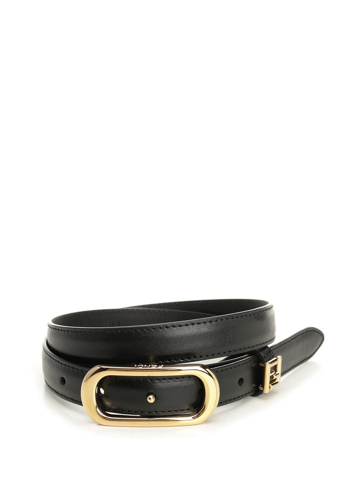 Fendi Ff Belt Cinture - Nero | cb3d99d8aa3e4eaed9a827f5f363cd82d19fe2b1