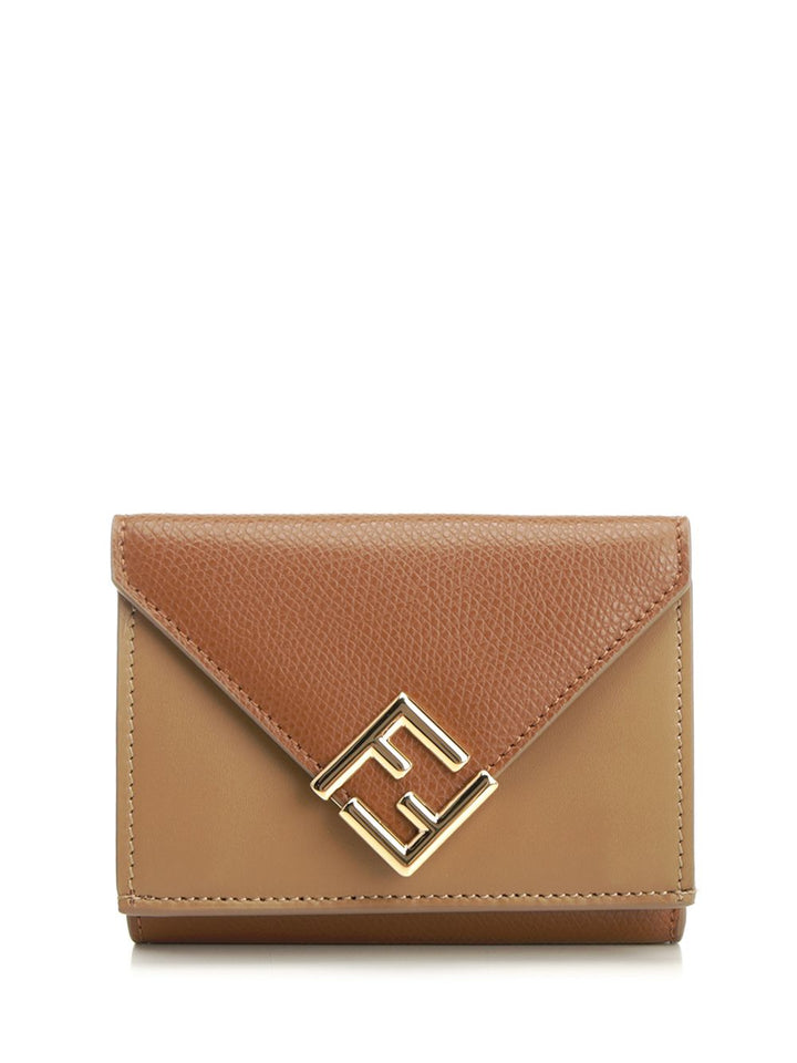 Fendi Mini Trifold Vit.King/Cruis Wallets - Marrone | e472f9146bdfd6c1d8407ddce96420673819d678