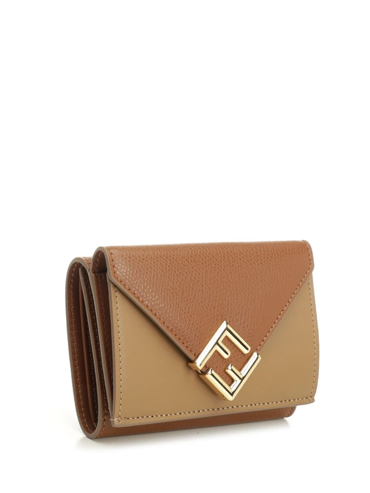 Fendi Mini Trifold Vit.King/Cruis Wallets - Marrone | 4f3b061d3d361218fe0cb988f1c3de6861390511