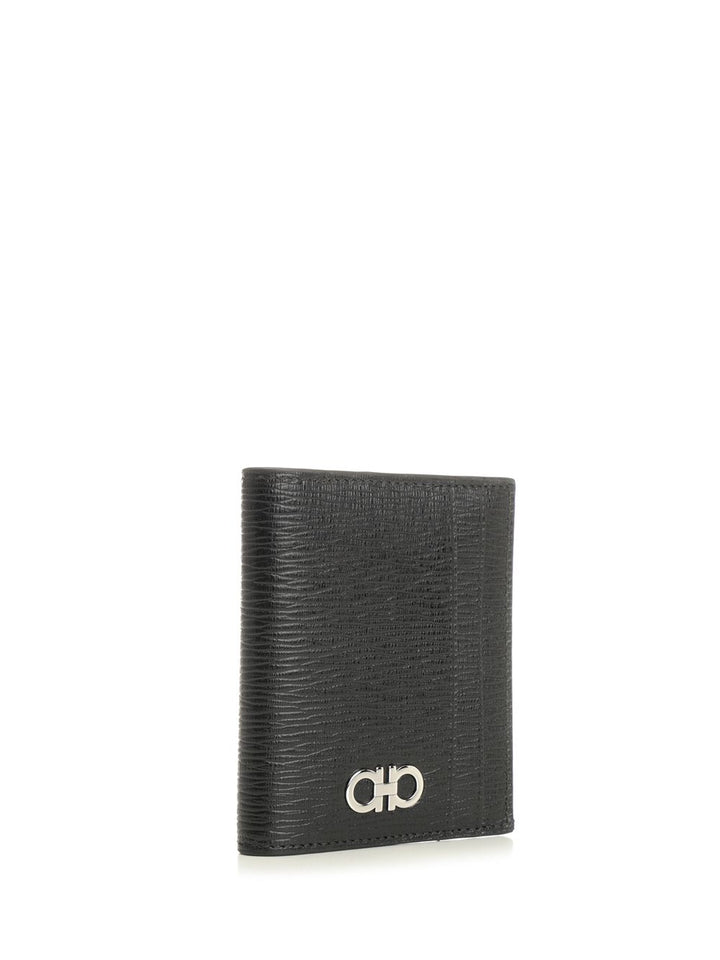 Ferragamo Revival Gancio Mvit Stamp.Art.7 Tg Nero/Rosso Wallets - Nero | b8e6bbedb5fcb8b33442282acf25b4f9e1beeeff