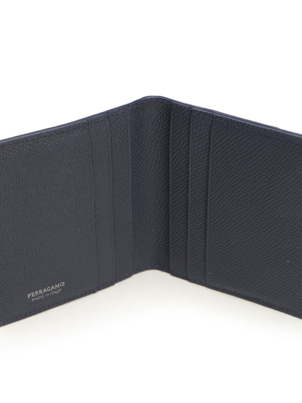 Ferragamo Gancini Credit Card Holder Wallets - Blu | 377677adf8d873198dcc32ca8c05668ea3c4800e