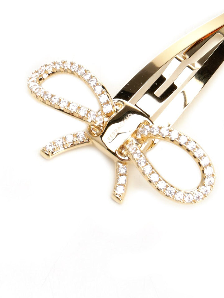 Ferragamo Bow Hair Clip Accessori per capelli - Oro | 2954e655777e0857c2ba9b8fa9f3a8c3db22a5ad