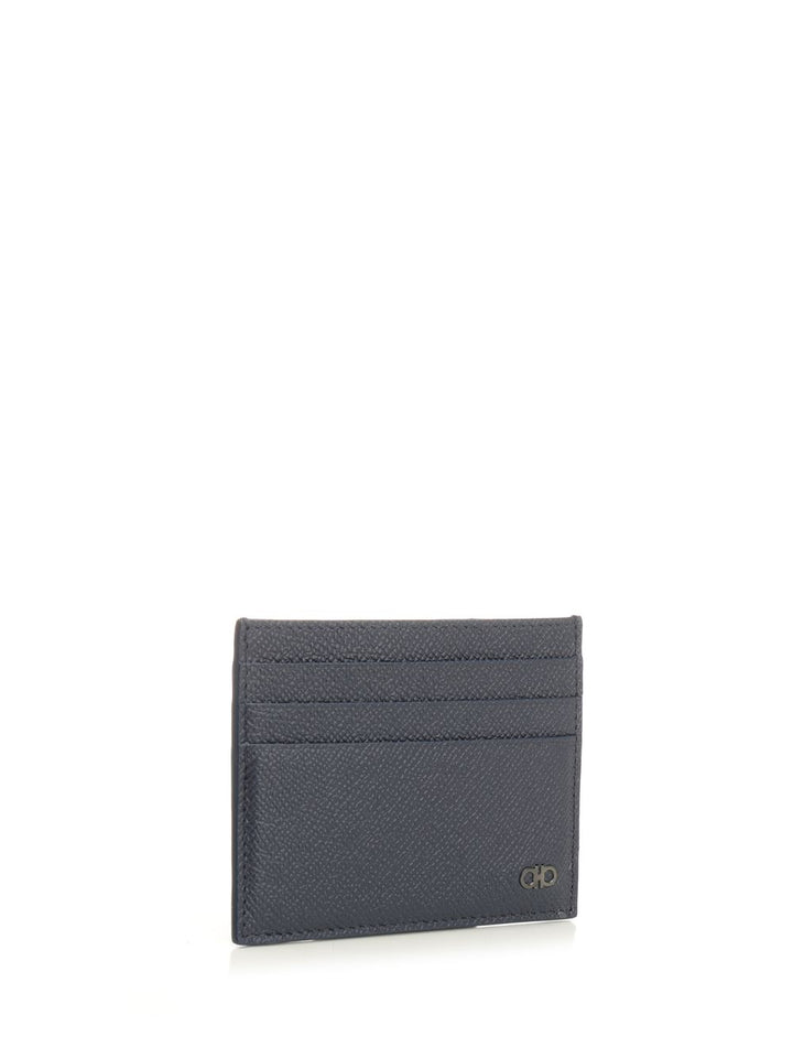 Ferragamo Gancini Credit Card Holder Wallets - Blu | d7b99956a455c6e0059454917fd049b8bee2b57d