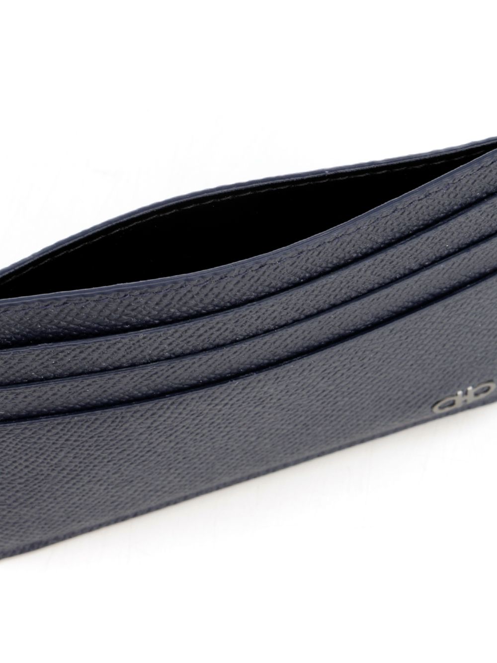 Ferragamo Gancini Credit Card Holder Wallets - Blu | d1270bb07b945cf8425c396c5ae02e95f87ebd92