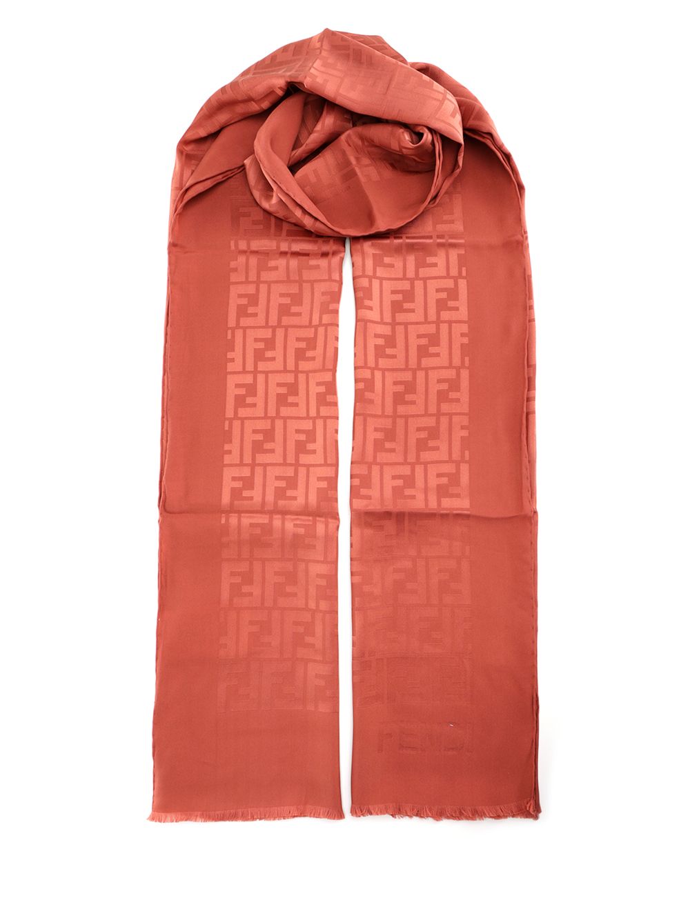 Fendi Ff Stole Scarves And Foulards - Marrone | 482d8e4d04d96999f1c945f9c94bd77d25a4ceb5