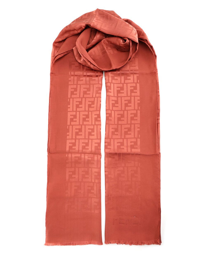Fendi Ff Stole Scarves And Foulards - Marrone | 482d8e4d04d96999f1c945f9c94bd77d25a4ceb5