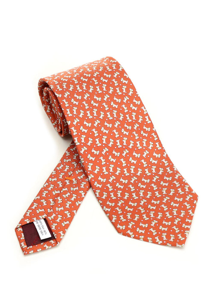 Ferragamo Charlie Ties And Bow Ties - Rosso | 95274e1e42fe0d4dc8d61975b12c1b28709d76ce