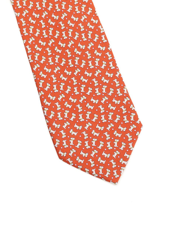 Ferragamo Charlie Ties And Bow Ties - Rosso | bd784c361df19db6e0fec61a870f7583bf19625f