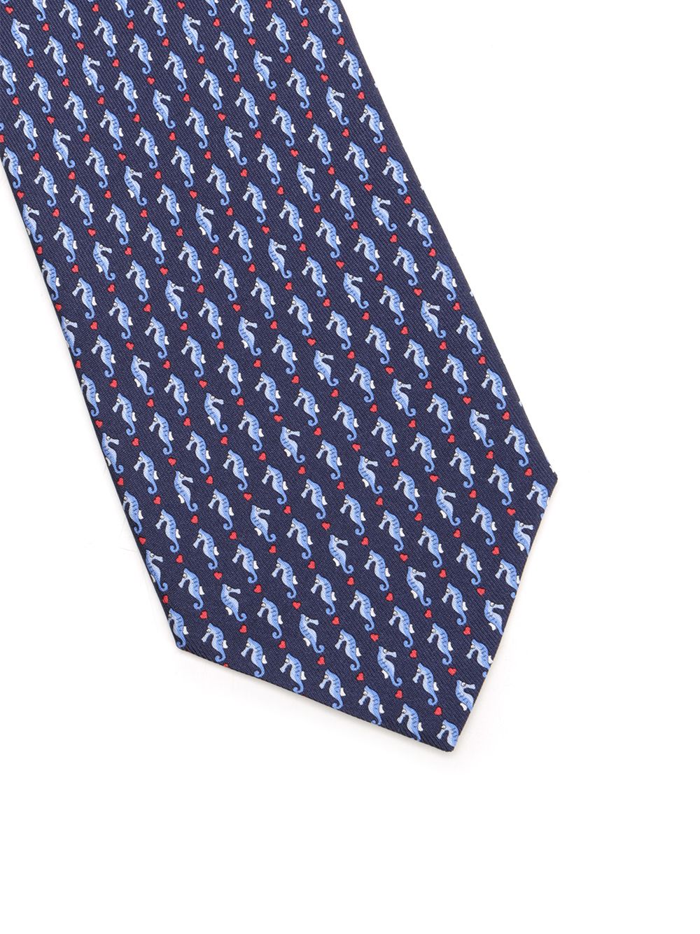 Ferragamo Seahorse Ties And Bow Ties - Blu | 2afe4669caf6f613315eff89cfd8f0356df353bb