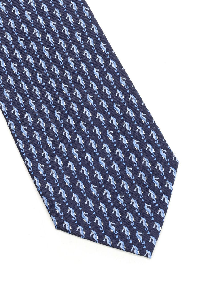 Ferragamo Seahorse Ties And Bow Ties - Blu | c002b2a9945d1ed451b76f88ad381f3b33ebcf38