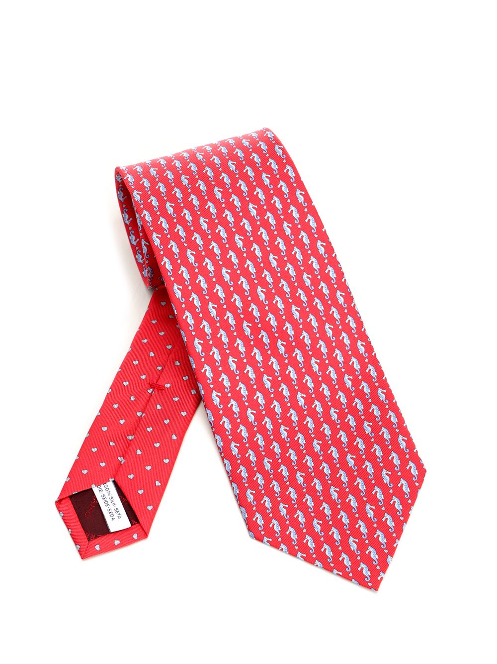 Ferragamo Seahorse Ties And Bow Ties - Rosso | 8686fcfaf2ed83e39ebe45984cb93b0e8f266eeb