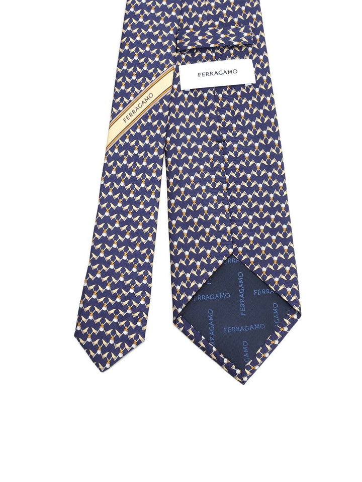 Ferragamo Club Tie Ties And Bow Ties - Blu | 3163995d2e33c0c9bb83bac1f965cd5a262731f7