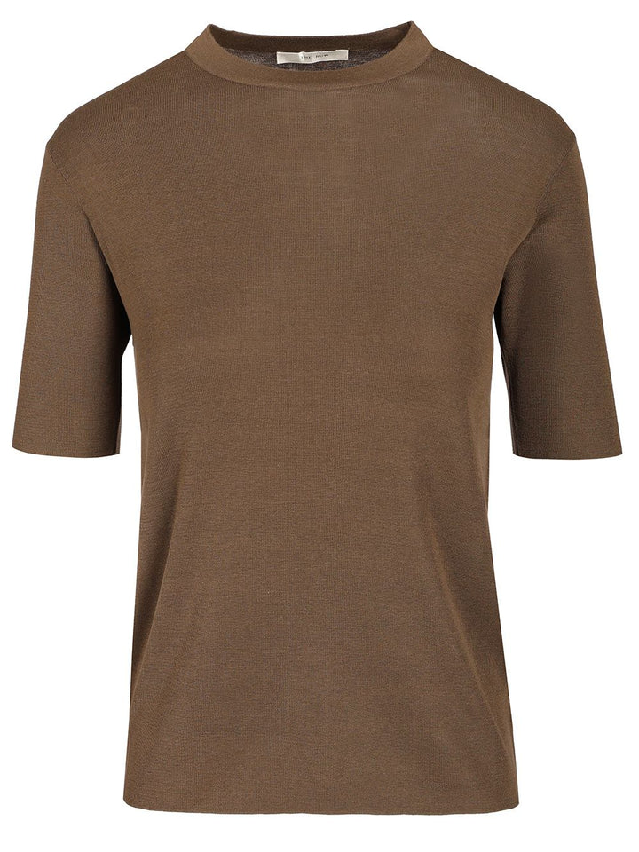 The Row Ozzi Top Knitwear - Marrone | 4324109e4e4e4e54a568d7ac65c6f7fc87782055