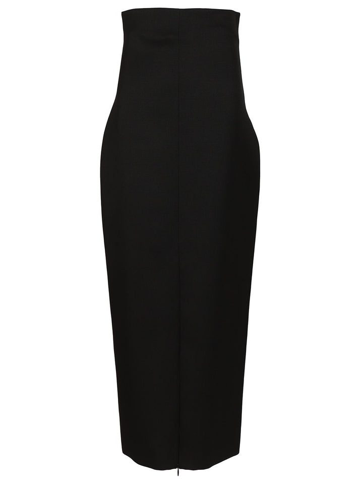The Row Iphora Skirt Gonne - Nero | 82cacee1509228670929b17c734ad179537bf298
