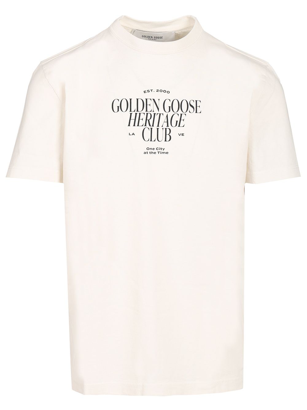 Golden Goose Deluxe Brand Journey T-Shirt - Bianco | 749b7baab479e9cf07f6c718a236241b585b359e